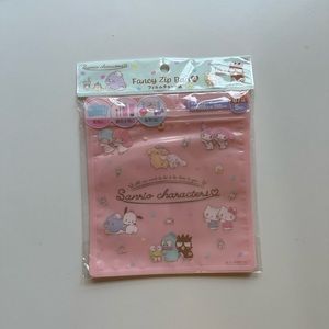 Sanrio B7 Zip Plastic Bag M - Mixed Characters - 5 pcs